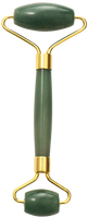 Роллер для лица CLASSIC двусторонний из зелёного авантюрина, MARBELLA