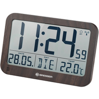 Bresser MyTime MC LCD (под дерево) проекционные часы