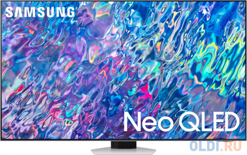 Телевизор QLED Samsung 85" QE85QN85BAUXCE Q черный/серебристый 4K Ultra HD 100Hz DVB-T2 DVB-C DVB-S2 USB WiFi Smart TV (