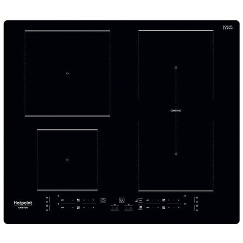 Индукционная варочная панель Hotpoint HB 4860B NE, цвет панели черный, цвет рамки черный