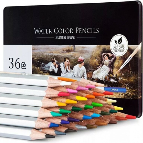 Акварельные цветные карандаши DELI Nuevo 6522