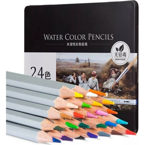 Акварельные цветные карандаши DELI Nuevo 6521