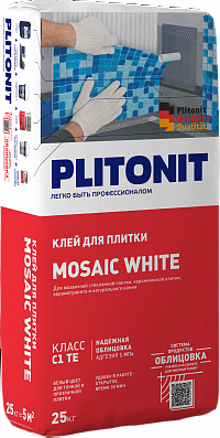 Клей PLITONIT Mosaic White 25 кг