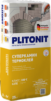 Клей термостойкий ПЛИТОНИТ СуперКамин ТермоКлей, 25 кг
