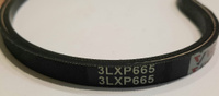 Ремень шнека 3LXP665/V10х665 для снегоуборщика Champion ST553, ST661