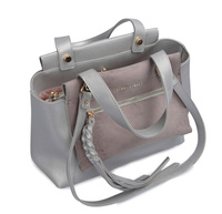 Женская сумка шоппер Laura Ashley, серебряная