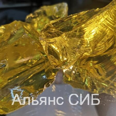 Кусковое стекло хрусталь желтый прозрачный от компании Альянс СИБ купить вгороде Новосибирск