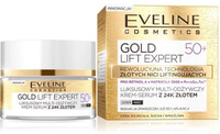 Крем-сыворотка для лица "Gold Lift Expert" Eveline, 50 мл