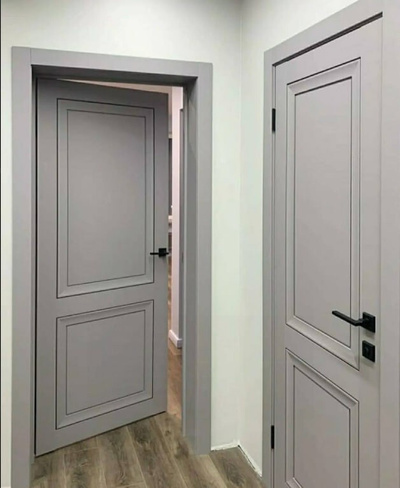 Межкомнатная дверь Деканто серый бархат