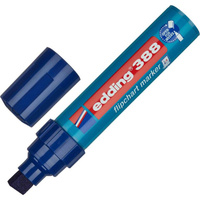 Маркер для бумаги для флипчартов Edding E-388/003 синий (толщина линии 4-12 мм) скошенный наконечник
