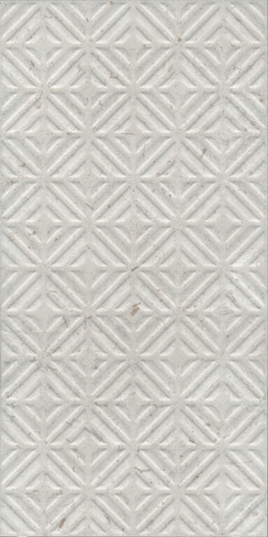 Керамическая плитка Карму структура серый светлый матовый обрезной 30х60