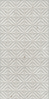 Керамическая плитка Карму структура серый светлый матовый обрезной 30х60