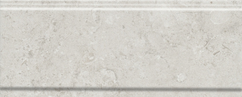 Керамическая плитка Бордюр Карму серый светлый матовый обрезной 30х12