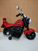 Детский электромотоцикл Indian цвет черно-красный