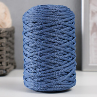 Шнур для вязания 100% полиэфир 3мм 100м/200±20гр (18-джинс) Softino