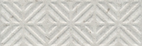 Керамическая плитка Бордюр Карму серый светлый матовый обрезной 30х9,6