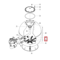 Коллектор с коленом Hayward S360SLE RRFI0016.04R\RFD0310.72R