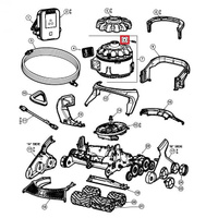 Защелка поворотного замка Hayward AquaVac 650 RCX361453 10 шт