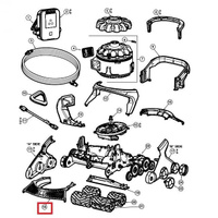 Передняя накладка корпуса для пылесоса Hayward AquaVac 600 и 650 (RCX361318