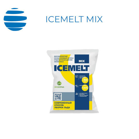 Противогололедный реагент Icemelt Green Айсмелт Микс