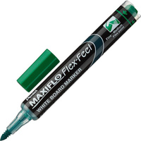 Маркер для белых досок Pentel Maxiflo Flex-Feel зеленый круглый наконечник (толщина линии 1-5 мм)