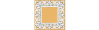 Керамическая плитка Декор Алмаш жёлтый глянцевый 9,8х9,8