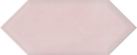 Керамическая плитка Фурнаш грань розовый светлый глянцевый 14х34