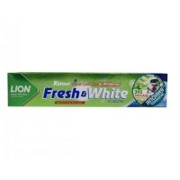 Lion Thailand - Зубная паста отбеливающая супер прохладная мята Fresh & White, 160 г