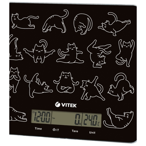 Весы кухонные VITEK 8026-VT-01, до 10 кг, точность измерения 1 гр