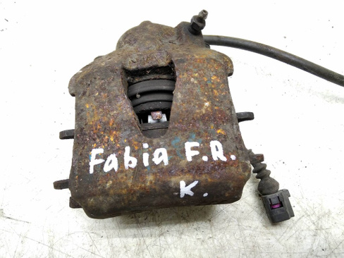 Суппорт передний правый Skoda Fabia (MK1) 1999-2006 (УТ000123991) Оригинальный номер 1K0615124D