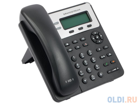 Телефон IP Grandstream GXP1625 2 линии 2 SIP-аккаунта 2x10/100Mbps LCD PoE (Аналог телефона VoIP Yealink SIP-T21P E2, 2
