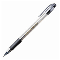 Ручка гелевая с грипом CROWN "Hi-Jell Needle Grip", черная, узел 0,7 мм, линия письма 0,5 мм, HJR-500RNB 3 шт