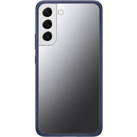 Чехол (клип-кейс) Samsung Galaxy S22+ Frame Cover прозрачный/темно-синий (EF-MS906CNEGRU) (EF-MS906CNEGRU)