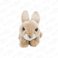 Игрушка мягконабивная кролик бежевый 18см Leosco