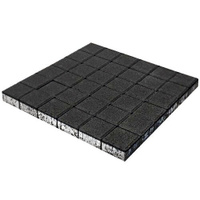 Тротуарная плитка Кубик 100x100x40 мм черный