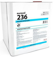 FORBO EUROCOL 236 Eurosol Contact Plus клей для ПВХ покрытий янтарный (3,8кг)
