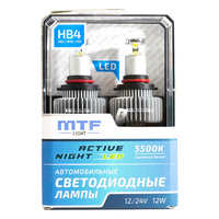 Автолампа Лампа MTF Light Active Night - HB4-12 Вт-5500К, 2 шт.