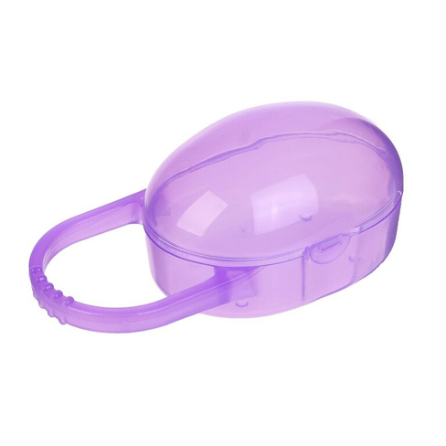 Контейнер для хранения и стерилизации детских сосок и пустышек, цвет фиолетовый Крошка Я